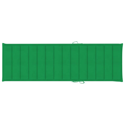 Espreguiçadeira dupla c/ almofadões verdes pinho impregnado