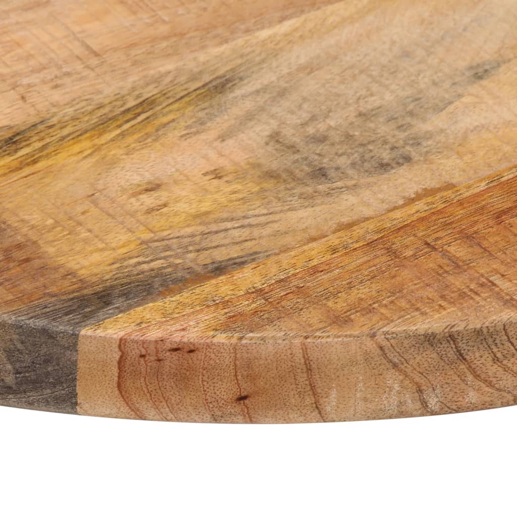 Tampo de mesa redondo Ø60x2,5cm madeira mangueira áspera maciça