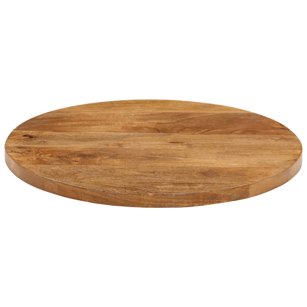 Tampo de mesa redondo Ø50x3,8cm madeira de mangueira maciça