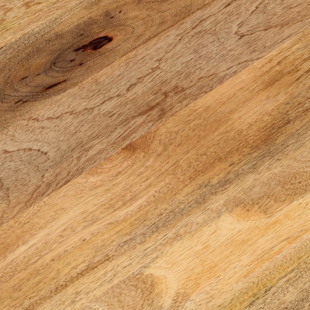Tampo de mesa oval 120x60x2,5 cm madeira de mangueira maciça