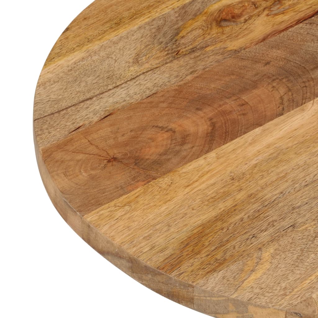 Tampo de mesa oval 80x40x3,8 cm madeira de mangueira maciça