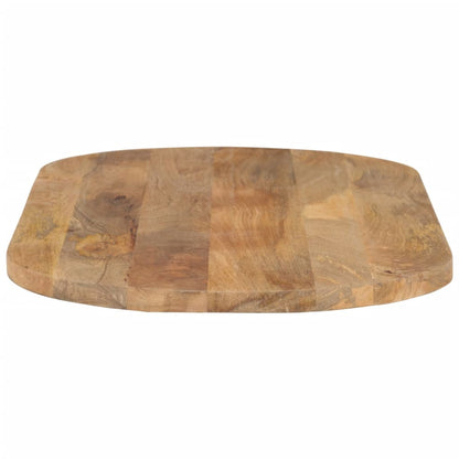 Tampo de mesa oval 110x50x3,8 cm madeira de mangueira maciça