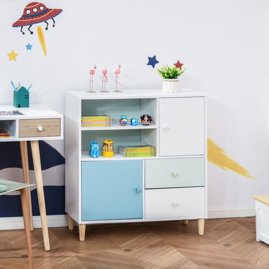 Estante Infantil Petit - Azul - Design Nórdico - Leva-Me Contigo - Móveis & Decoração