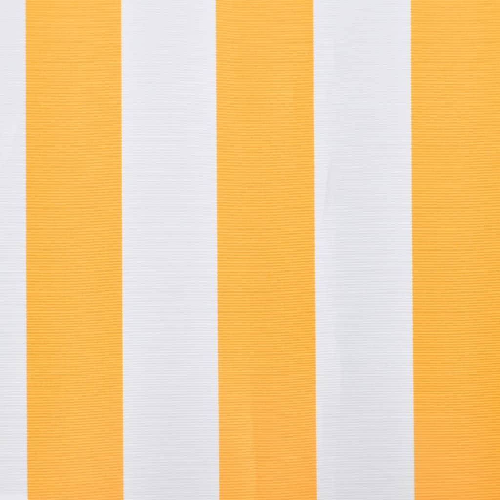 Lona para toldo laranja e branco 350x250 cm