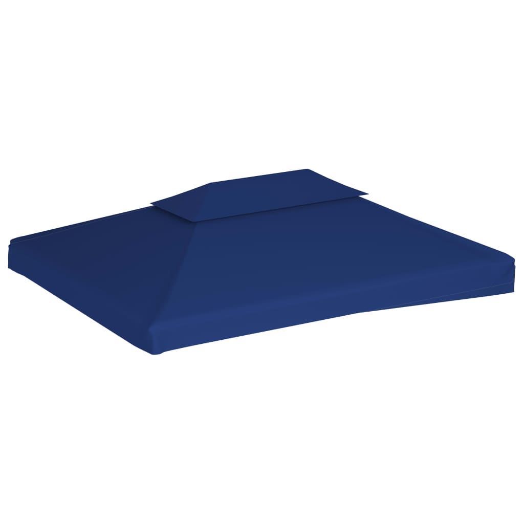 Cobertura gazebo c/ 2 camadas 310 g/m² 4x3 m azul