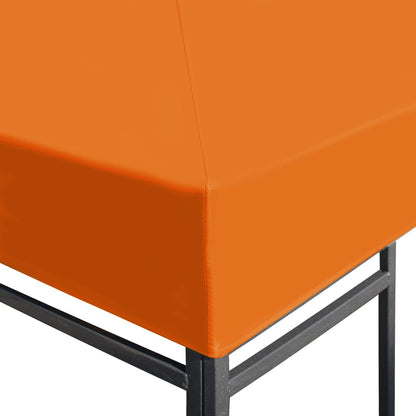 Cobertura de gazebo 310 g/m² 3x3 m laranja