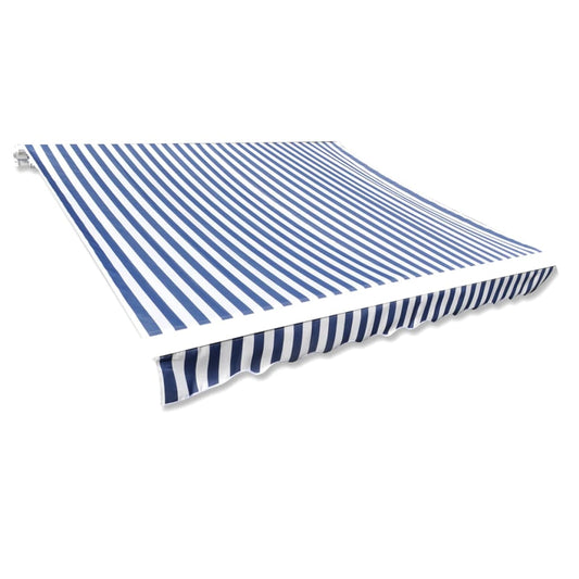 Lona para toldo azul/branco 3 x 2,5 m (sem estrutura/caixa)