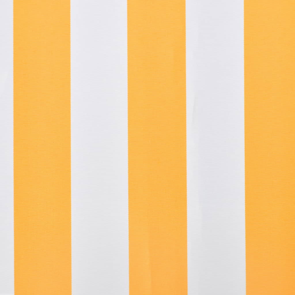 Lona toldo 3x2,5m (sem estrutura/caixa) amarelo girassol/branco