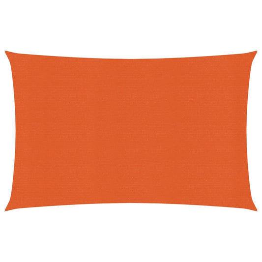 Para-sol estilo vela 160 g/m² 2,5x4 m PEAD laranja
