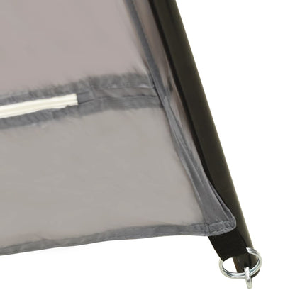 Tenda para piscina 500x433x250 cm tecido cinzento