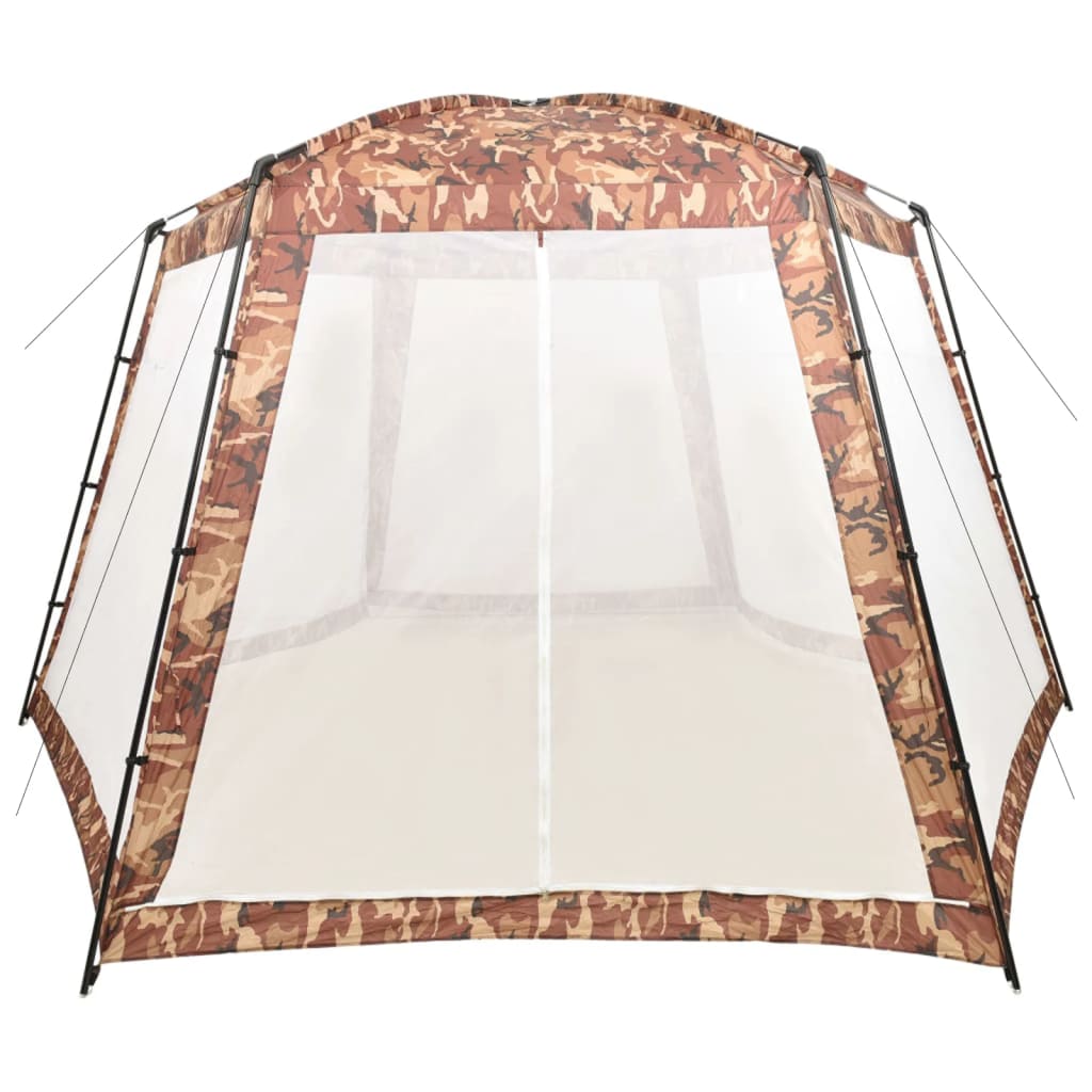 Tenda para piscina 500x433x250 cm tecido camuflagem