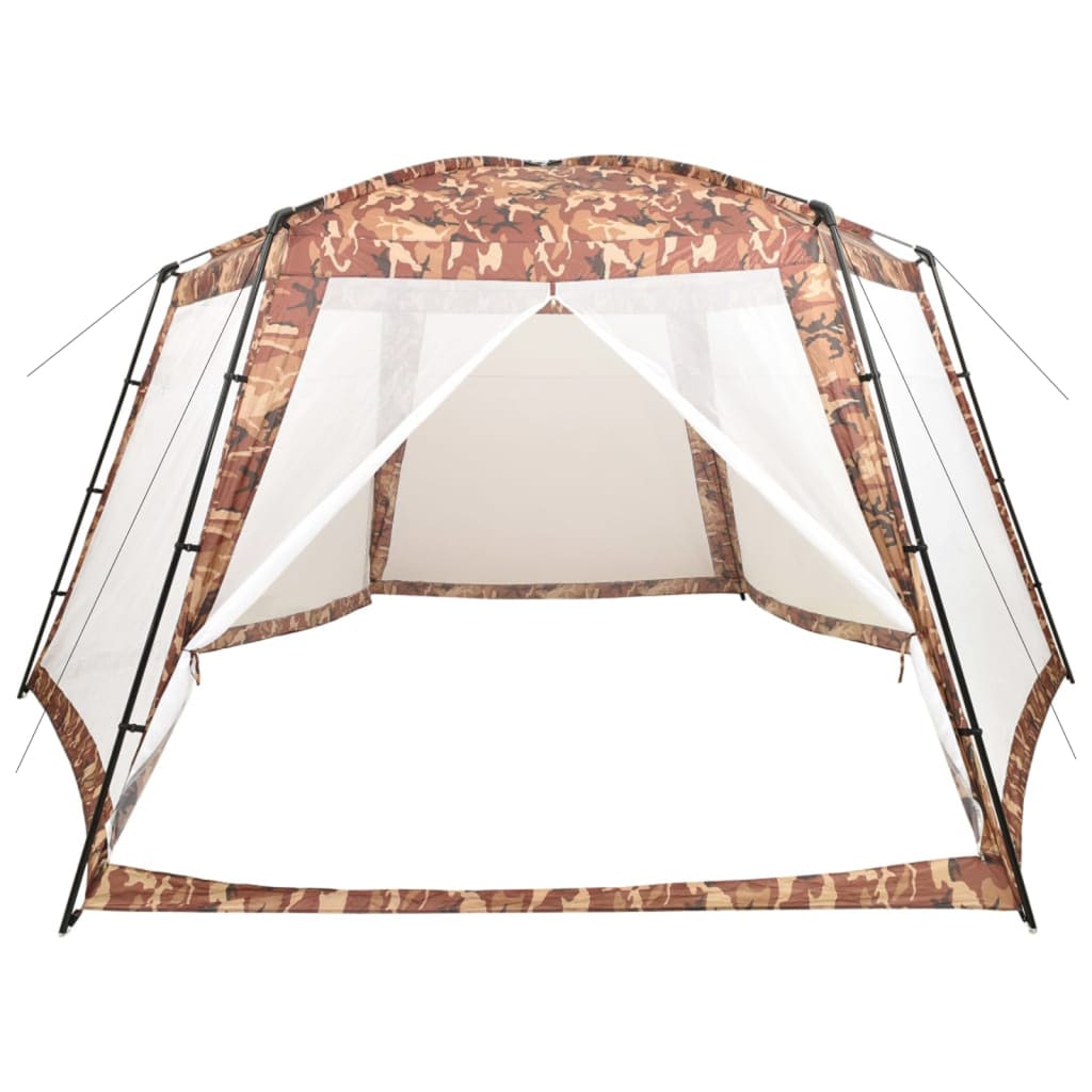 Tenda para piscina 660x580x250 cm tecido camuflagem