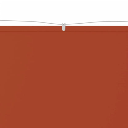Toldo vertical 200x420 cm tecido oxford cor terracota