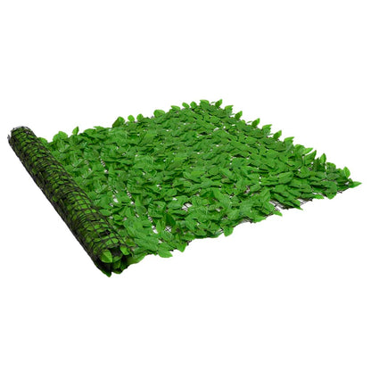 Tela de varanda com folhas verdes 600x150 cm