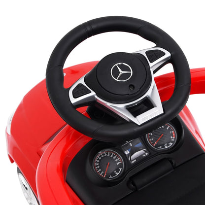 Carro infantil de empurrar Mercedes-Benz C63 vermelho