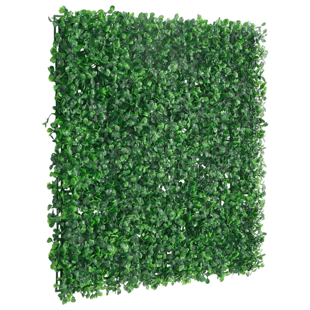 Vedação de arbusto artificial 6 pcs 50x50 cm verde