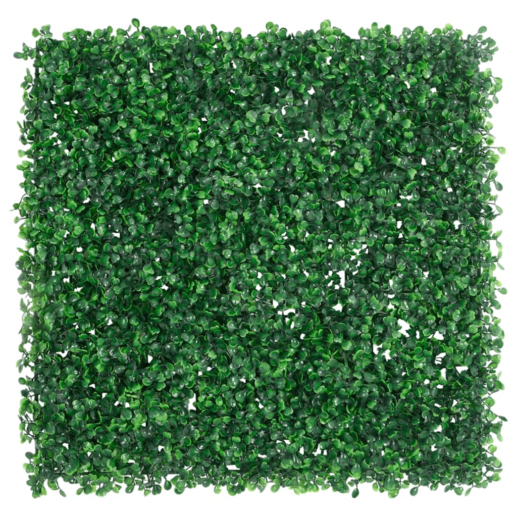 Vedação de arbusto artificial 24 pcs 50x50 cm verde
