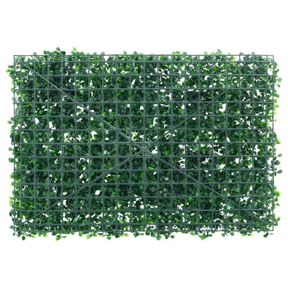  vidaXL Vedação de arbusto artificial 6 pcs 40x60 cm verde