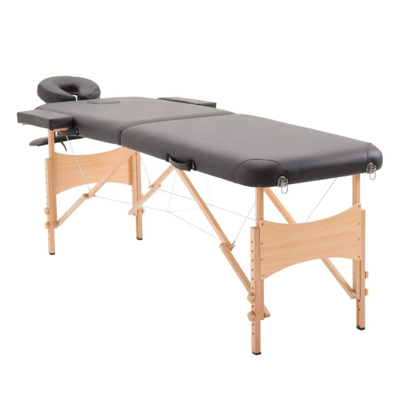 Marquesa Massage  Dobrável ´- Preto - Design Moderno