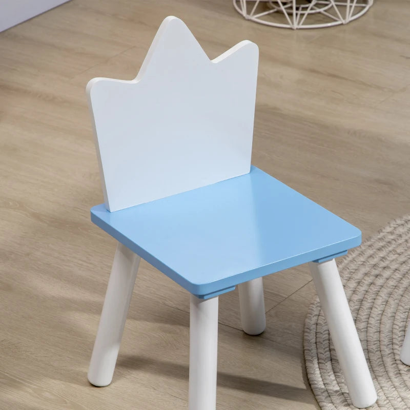 Conjunto Infantil Kingdom - 1 Mesa e 2 Cadeiras - Design Nórdico