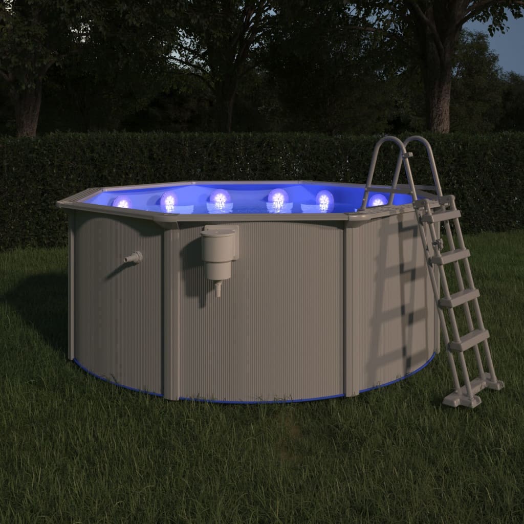 Luz LED piscina submersíve/flutuante c/ controlo remoto branco