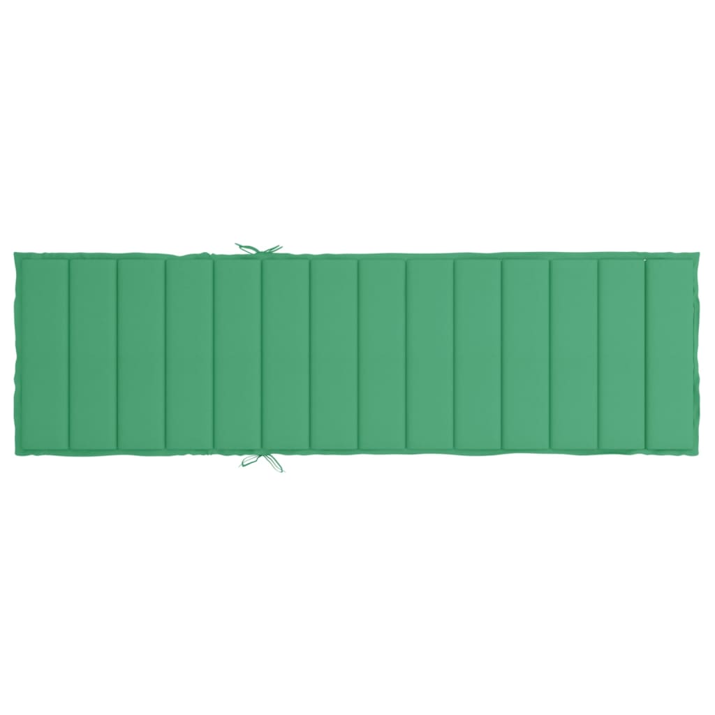 Almofadão p/ espreguiçadeira 200x50x3 cm tecido oxford verde