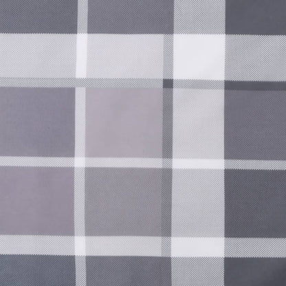 Almofadão p/ espreguiçadeira tecido oxford xadrez cinzento