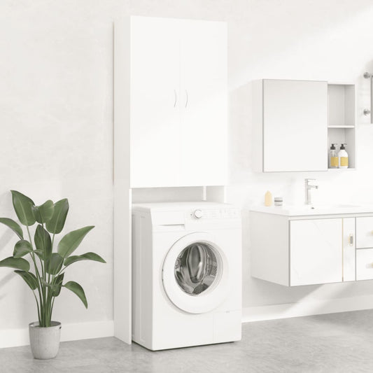 Armário máquina de lavar roupa 64x25,5x190 cm branco