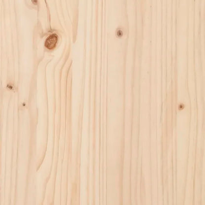 Cama para cães 81x60x70 cm madeira de pinho maciça