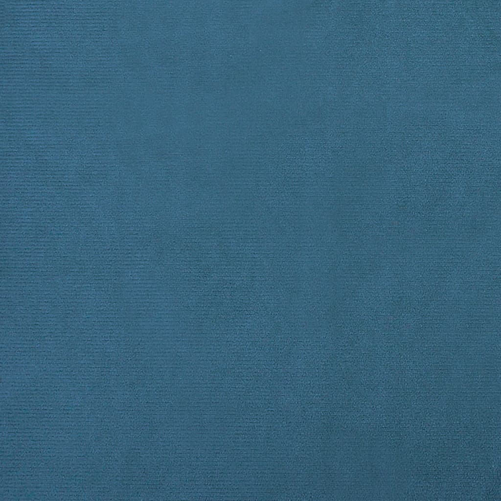 Sofá infantil 70x45x33 cm veludo azul
