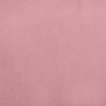 Sofá infantil 70x45x33 cm veludo rosa