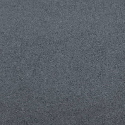 Poltrona de Descanso Stella em Veludo - Cinzento Escuro - Design Moderno