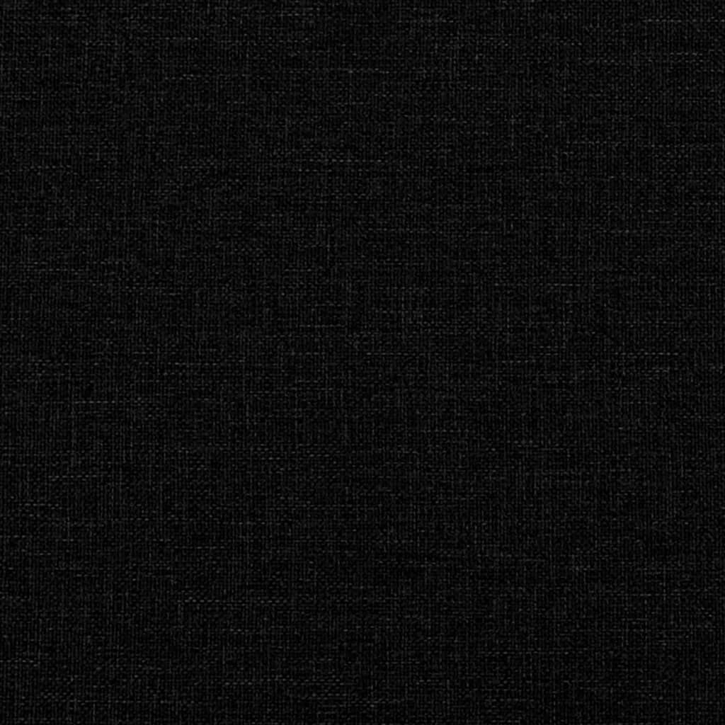 Sofá Cama Helsi - Com Apoio de Braços - Cor Preto - Estrutura em Madeira, Assentos, Encostos e Apoios de Braços Espessamente Acolchoados - 224 x 89-100x 70-47 cm - Design Moderno