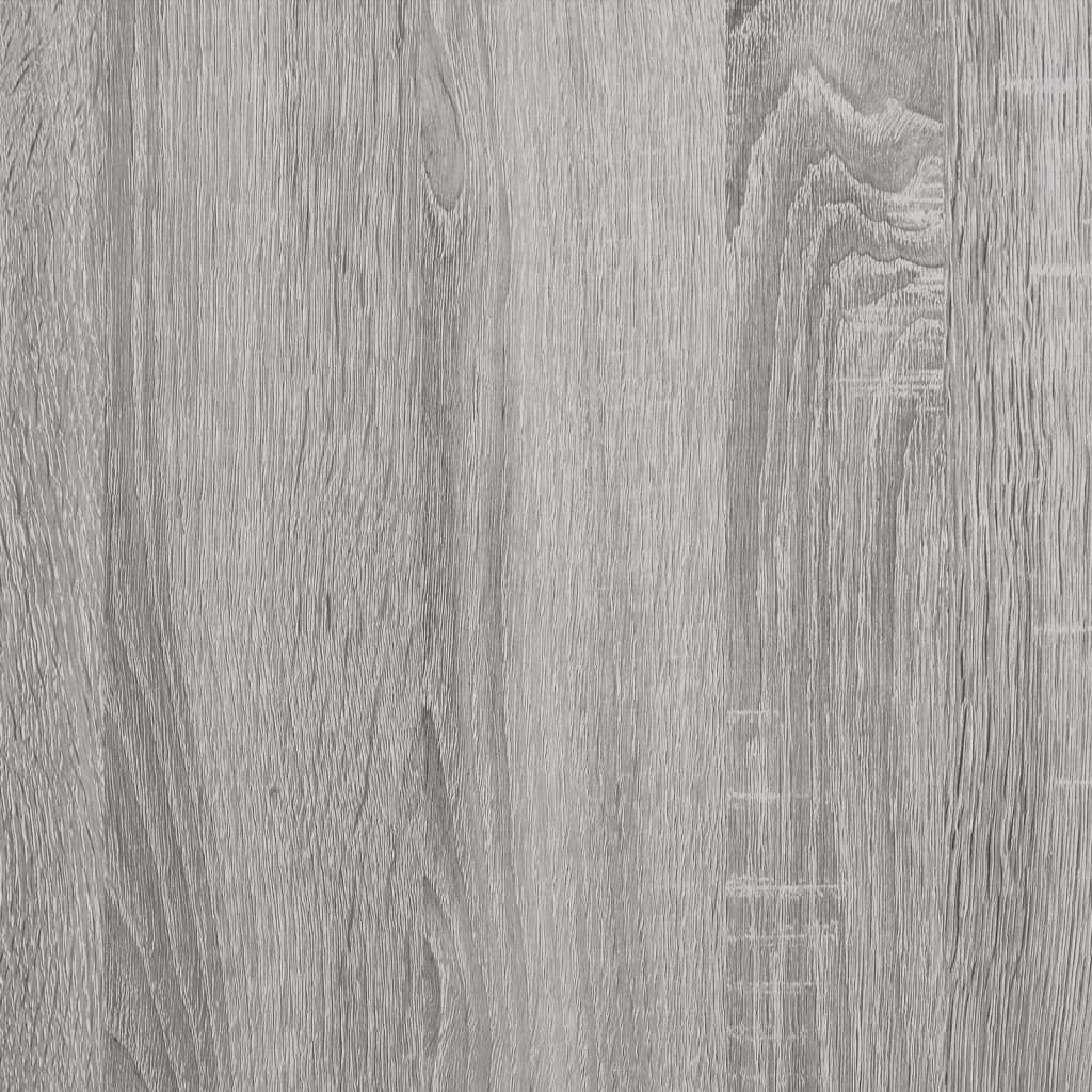 Armário p/ discos 100x38x48cm derivados madeira cinzento sonoma