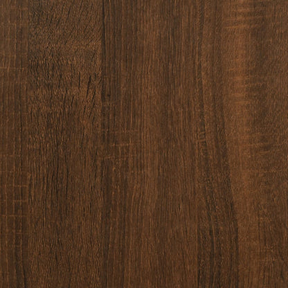 Armário p/ discos 100x38x48 cm deriv. madeira carvalho castanho