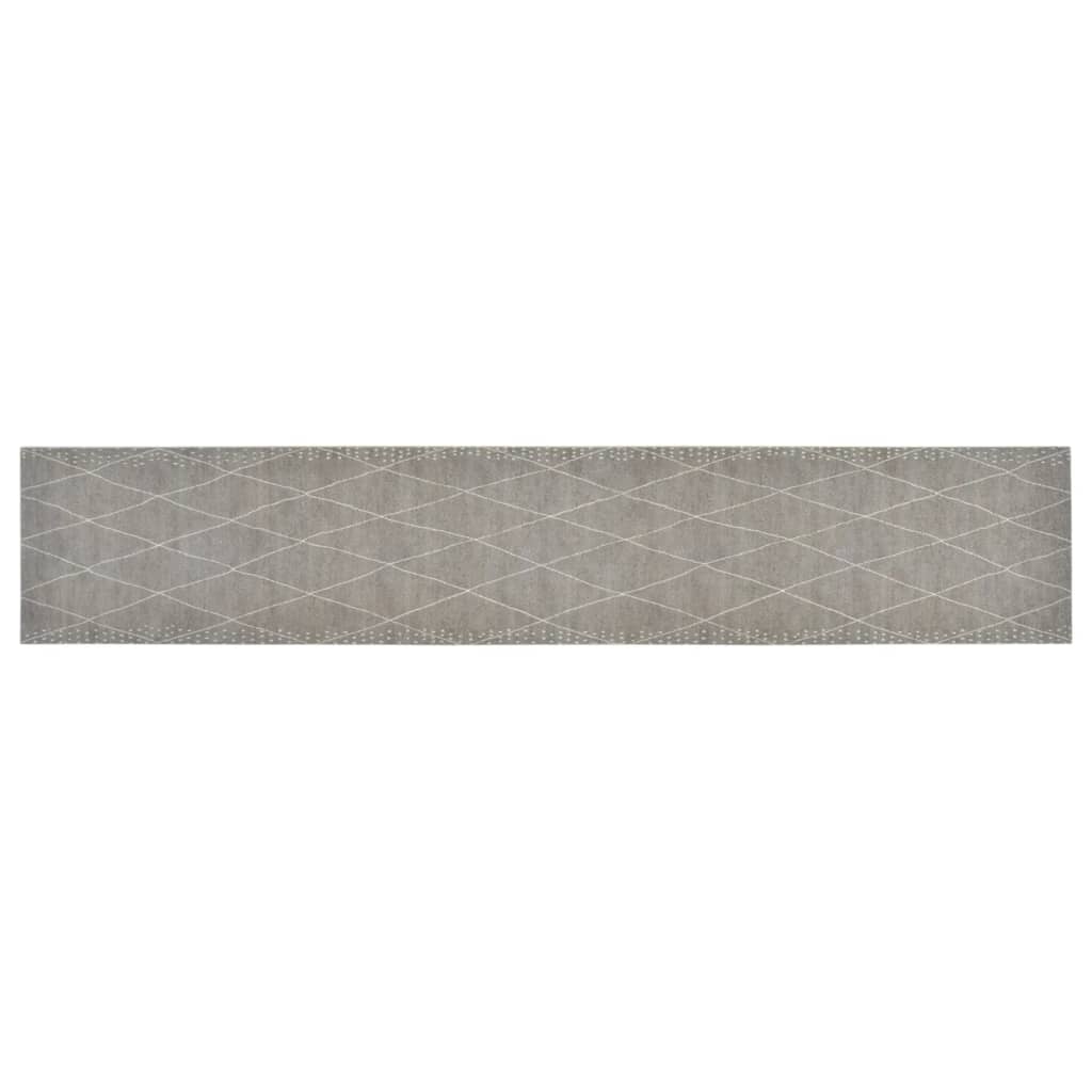 Tapete de cozinha lavável 60x300 cm veludo padrão losangos