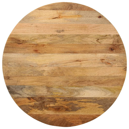 Tampo de mesa redondo Ø80x2,5cm madeira de mangueira maciça