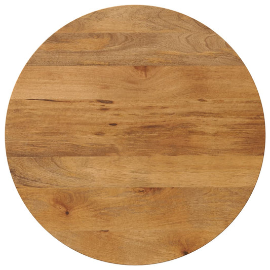 Tampo de mesa redondo Ø90x2,5cm madeira de mangueira maciça