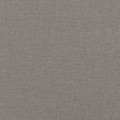 Sofá de 2 lugares tecido cinzento-acastanhado