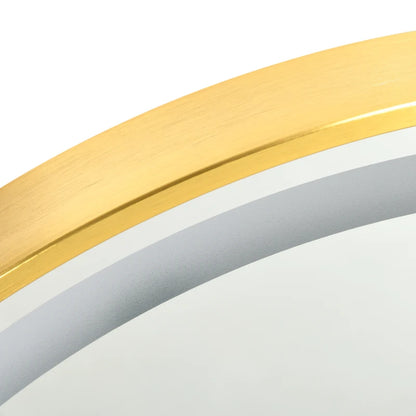 Espelho LED Florence Dourado de Casa de Banho - Design Moderno
