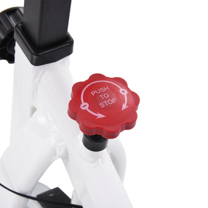 Bicicleta Estática com Sensores de Pulso e Volante de 15kg