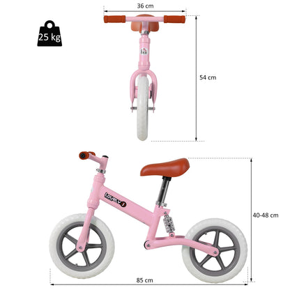 Bicicleta Sem Pedais Rosa - Leva-Me Contigo - Móveis & Decoração