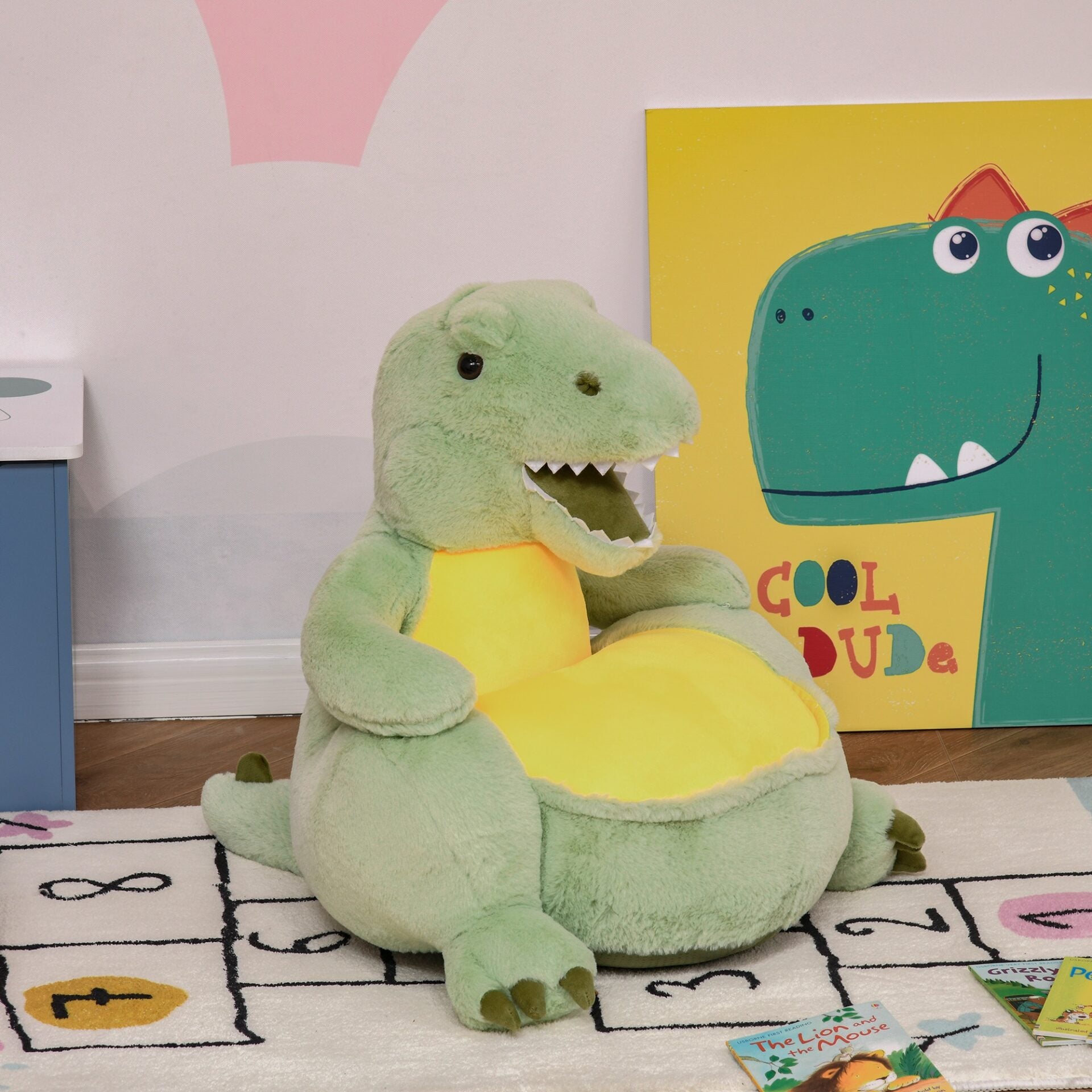 Poltrona Infantil Dino - Design Nórdico - Leva-Me Contigo - Móveis & Decoração