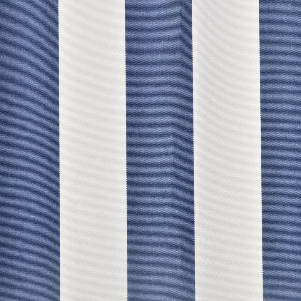 Lona para toldo azul/branco 6 x 3 m (sem estrutura/caixa)
