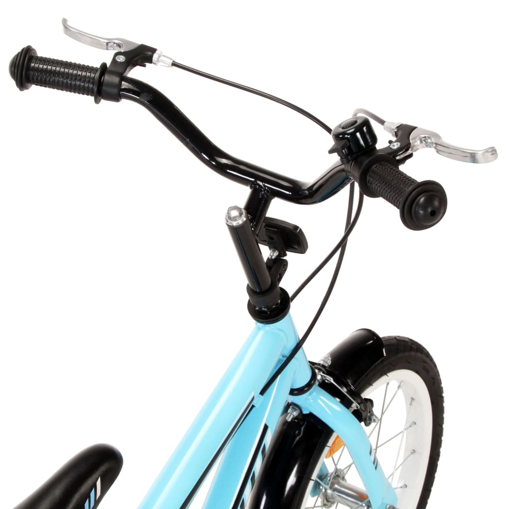 Bicicleta de criança roda 16" preto e azul