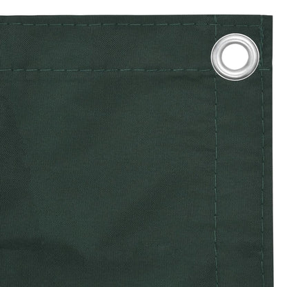 Tela de varanda 75x300 cm tecido Oxford verde-escuro