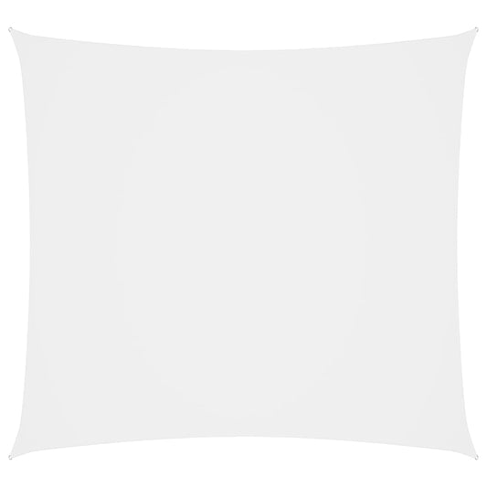Para-sol estilo vela tecido oxford quadrado 4x4 m branco