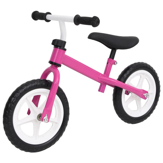 Bicicleta de equilíbrio com rodas de 9,5" rosa