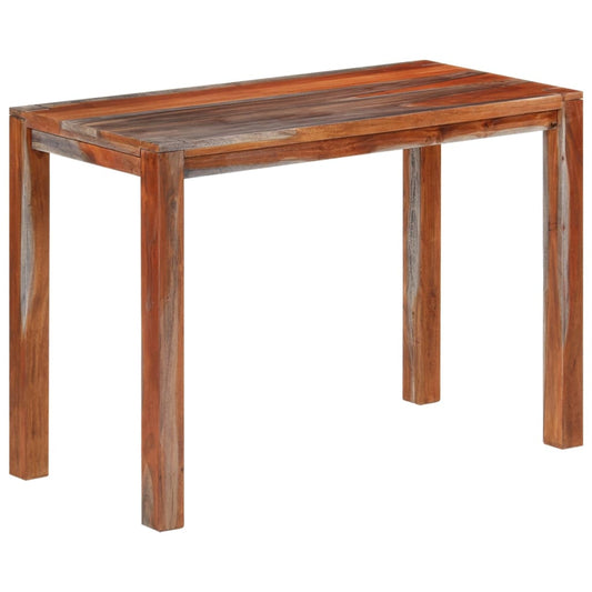 Mesa de jantar 110x50x76 cm madeira de acácia maciça