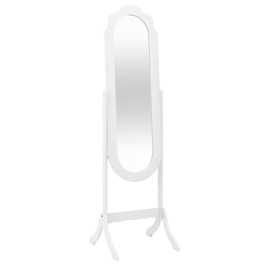 Espelho de pé 45,5x47,5x160 cm derivados de madeira branco